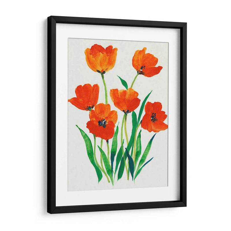 Tulipanes Rojos En Flor I - Tim OToole | Cuadro decorativo de Canvas Lab