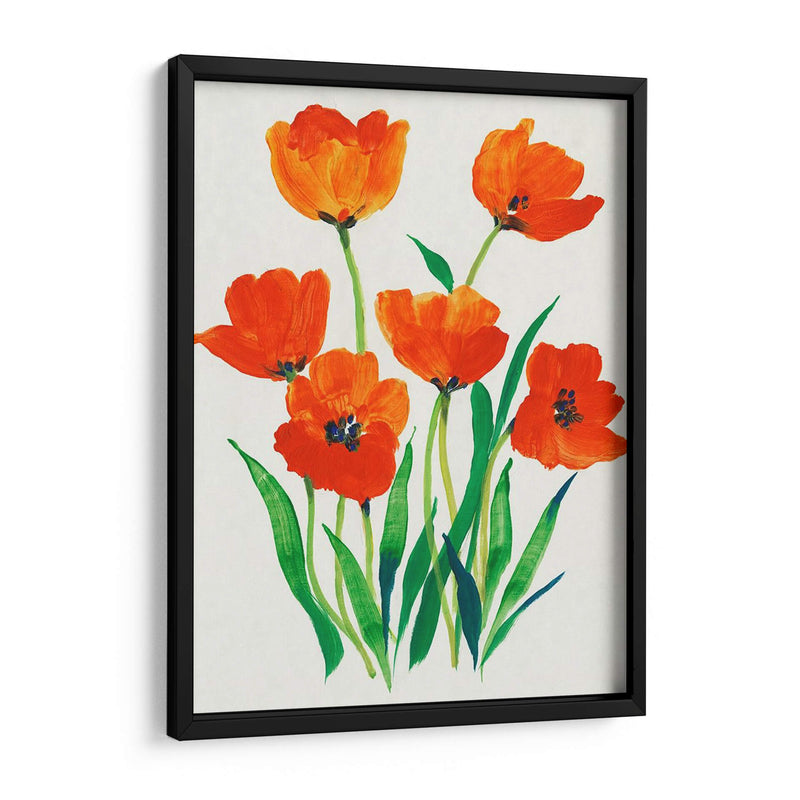 Tulipanes Rojos En Flor I - Tim OToole | Cuadro decorativo de Canvas Lab