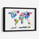 El mundo en acuarela | Cuadro decorativo de Canvas Lab