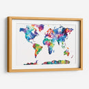 El mundo en acuarela | Cuadro decorativo de Canvas Lab