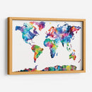 El mundo en acuarela | Cuadro decorativo de Canvas Lab