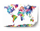 El mundo en acuarela | Cuadro decorativo de Canvas Lab