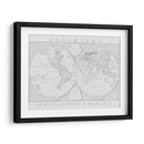 Hemisferios geográficos | Cuadro decorativo de Canvas Lab