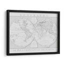 Hemisferios geográficos | Cuadro decorativo de Canvas Lab