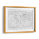 Hemisferios geográficos | Cuadro decorativo de Canvas Lab