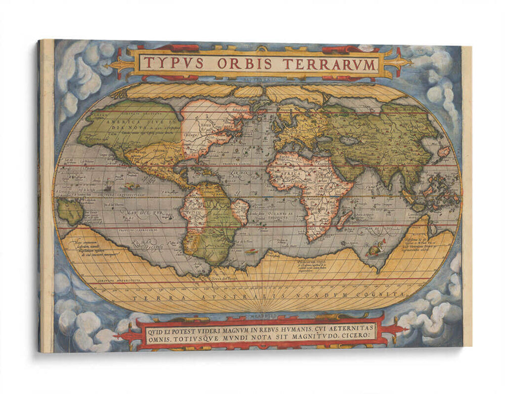 Mapa antiguo | Cuadro decorativo de Canvas Lab