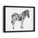 De Pie Cebra I - Jennifer Goldberger | Cuadro decorativo de Canvas Lab