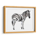De Pie Cebra I - Jennifer Goldberger | Cuadro decorativo de Canvas Lab