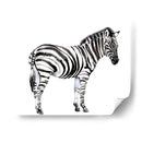 De Pie Cebra I - Jennifer Goldberger | Cuadro decorativo de Canvas Lab