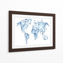 Mapa de agua | Cuadro decorativo de Canvas Lab