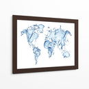 Mapa de agua | Cuadro decorativo de Canvas Lab