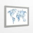 Mapa de agua | Cuadro decorativo de Canvas Lab