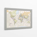 Mapa del mundo clásico | Cuadro decorativo de Canvas Lab