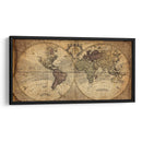 Mapa del mundo en pergamino | Cuadro decorativo de Canvas Lab