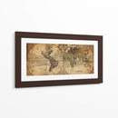 Mapa del mundo en pergamino | Cuadro decorativo de Canvas Lab