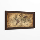 Mapa del mundo en pergamino | Cuadro decorativo de Canvas Lab