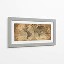 Mapa del mundo en pergamino | Cuadro decorativo de Canvas Lab
