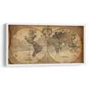 Mapa del mundo en pergamino | Cuadro decorativo de Canvas Lab