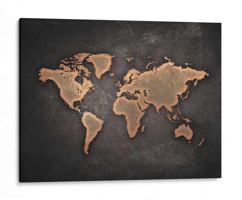 Mapa elegante | Cuadro decorativo de Canvas Lab