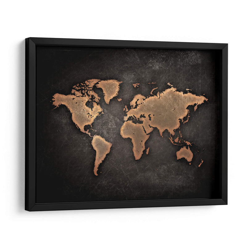 Mapa elegante | Cuadro decorativo de Canvas Lab