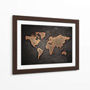 Mapa elegante | Cuadro decorativo de Canvas Lab