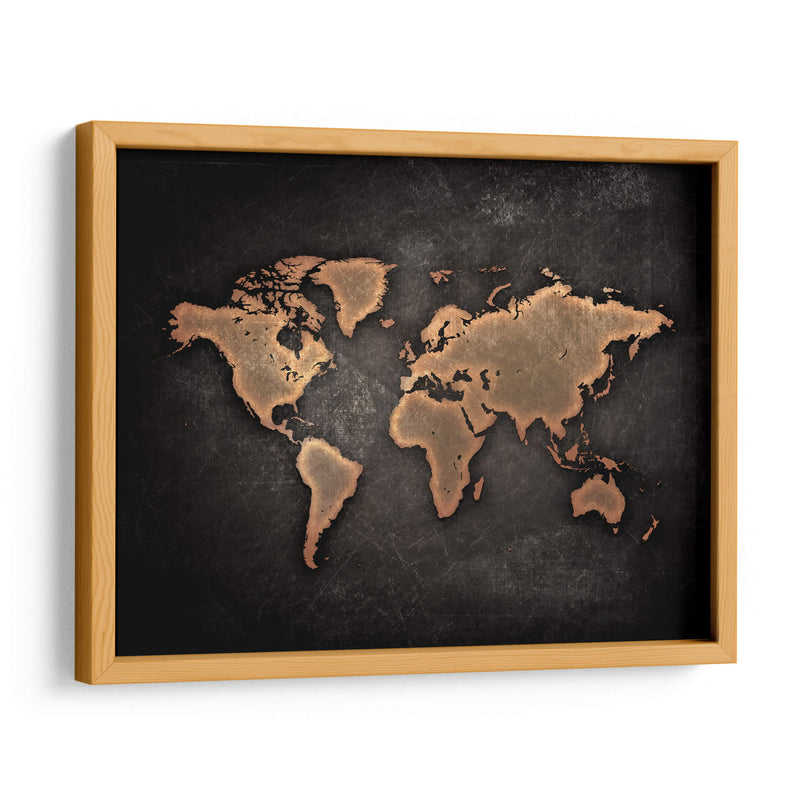 Mapa elegante | Cuadro decorativo de Canvas Lab