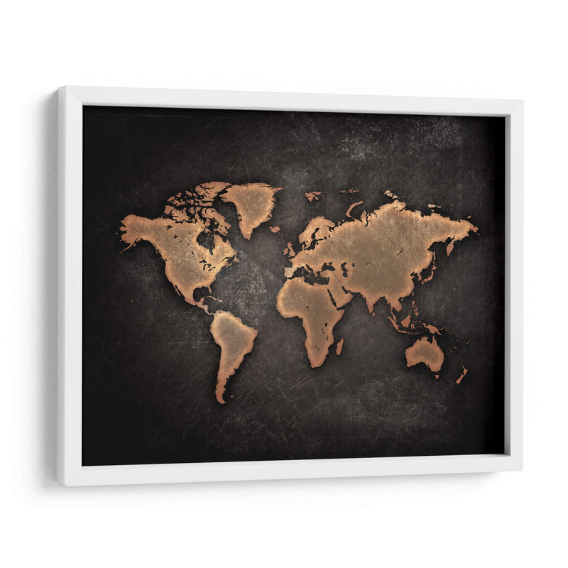 Mapa elegante | Cuadro decorativo de Canvas Lab