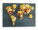 Mapa floral | Cuadro decorativo de Canvas Lab