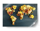 Mapa floral | Cuadro decorativo de Canvas Lab