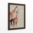 Las jirafas | Cuadro decorativo de Canvas Lab