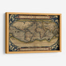 Ortelius World Map | Cuadro decorativo de Canvas Lab
