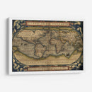 Ortelius World Map | Cuadro decorativo de Canvas Lab