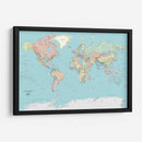 Political world map | Cuadro decorativo de Canvas Lab