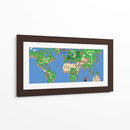 Super Mario world map | Cuadro decorativo de Canvas Lab