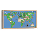 Super Mario world map | Cuadro decorativo de Canvas Lab