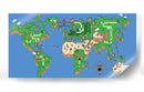Super Mario world map | Cuadro decorativo de Canvas Lab