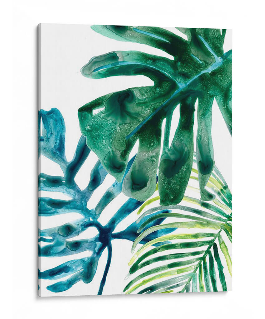 Hoja Tropical Medley Iii - June Erica Vess | Cuadro decorativo de Canvas Lab