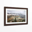 Ilustración de pinos en la montaña | Cuadro decorativo de Canvas Lab