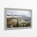 Ilustración de pinos en la montaña | Cuadro decorativo de Canvas Lab