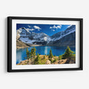 Montaña nevada y lago | Cuadro decorativo de Canvas Lab