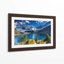 Montaña nevada y lago | Cuadro decorativo de Canvas Lab