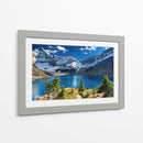 Montaña nevada y lago | Cuadro decorativo de Canvas Lab