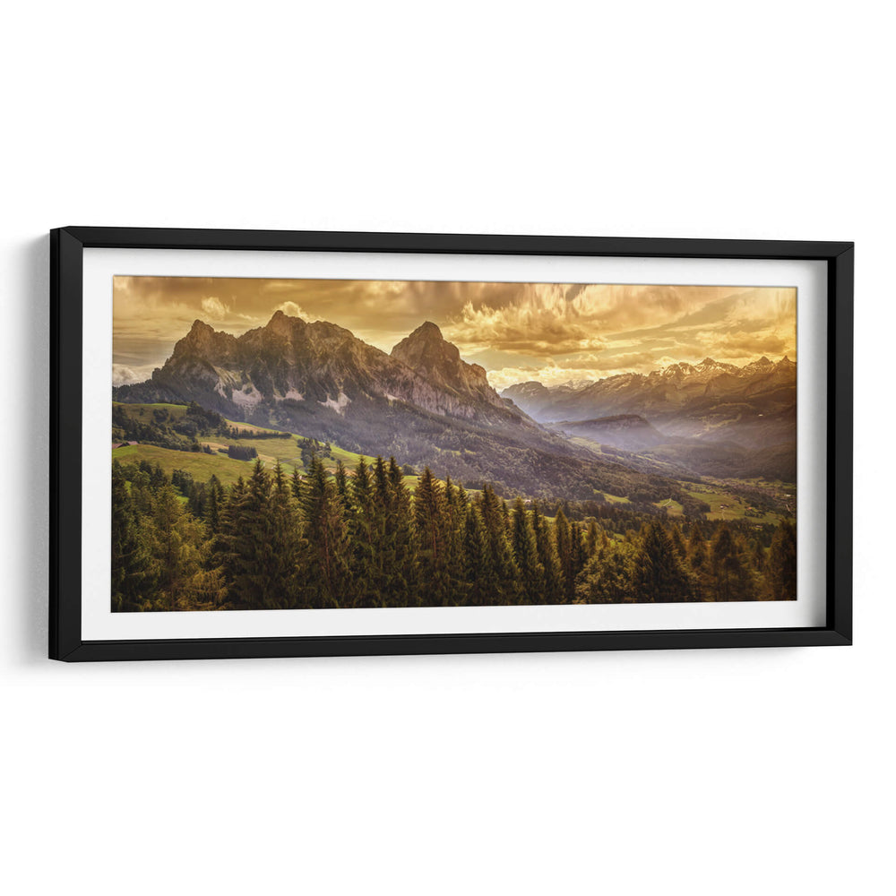 Pinos en las montañas | Cuadro decorativo de Canvas Lab
