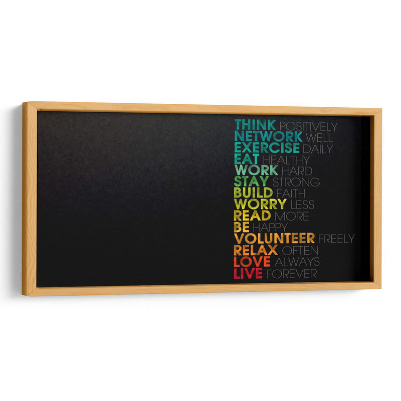 Tips for life | Cuadro decorativo de Canvas Lab