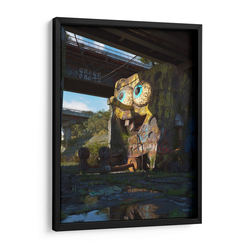 Bob Esponja abandonado | Cuadro decorativo de Canvas Lab