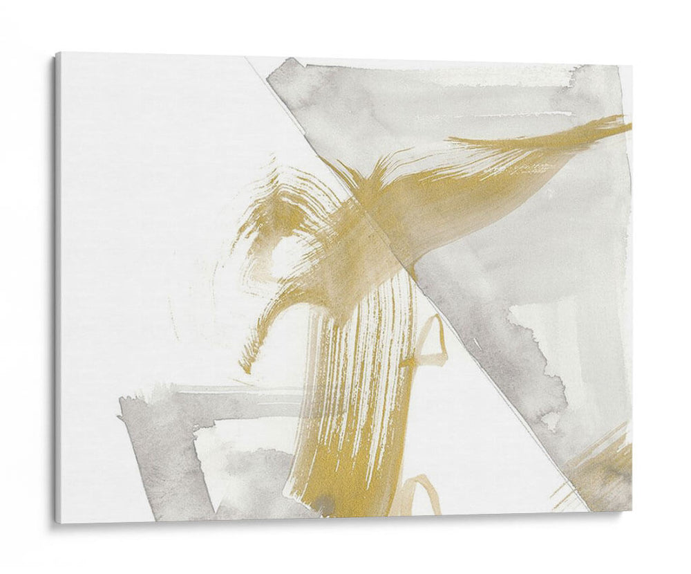 Exploración De Oro Y Gris I - Jennifer Goldberger | Cuadro decorativo de Canvas Lab