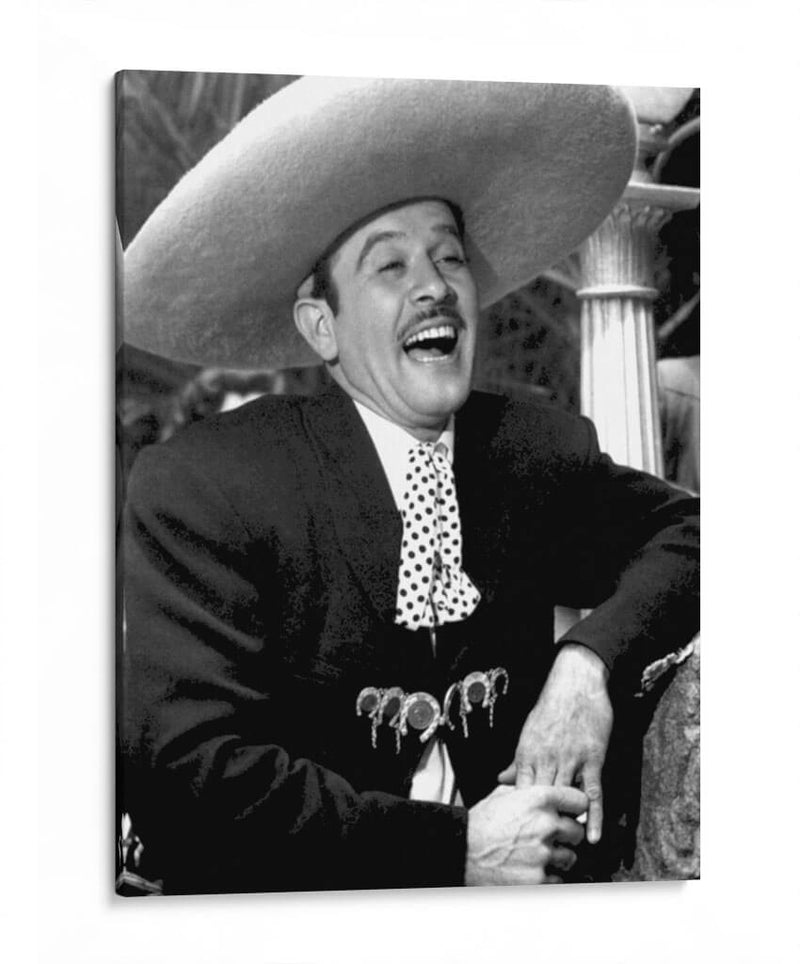 Pedro Infante riendo | Cuadro decorativo de Canvas Lab