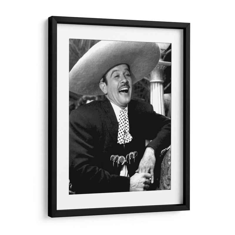 Pedro Infante riendo | Cuadro decorativo de Canvas Lab