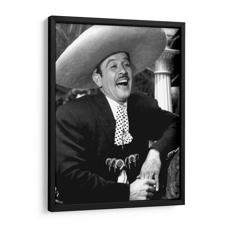 Pedro Infante riendo | Cuadro decorativo de Canvas Lab