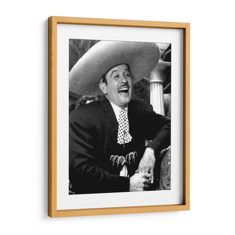 Pedro Infante riendo | Cuadro decorativo de Canvas Lab